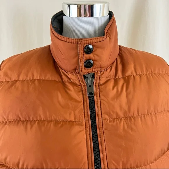 Coach Mens Reversible Puffer Duck Down Vest Sz XS Used Once! Retail $355